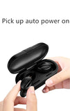 GadgetWala Wireless Bluetooth Earbuds with Charging Case | Deep Bass | Touch Control | HD Sound